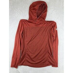 Kuhl Pullover Mens M Red Engineered Hoody Long Sleeve Hiking Stretch